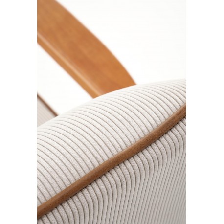 PASTORE lænestol lys Beige / lys Valnød
