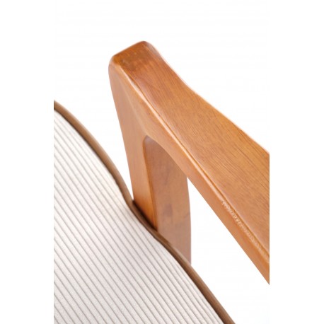 PASTORE lænestol lys Beige / lys Valnød