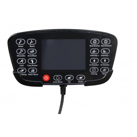 SOLARIA Massagestol med Varmefunktion - Sort / Guld