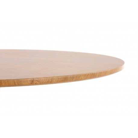 STING bord, - top - gylden eg, ben - Hvid