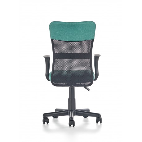 TIMMY kontorstol, - turkis/Sort