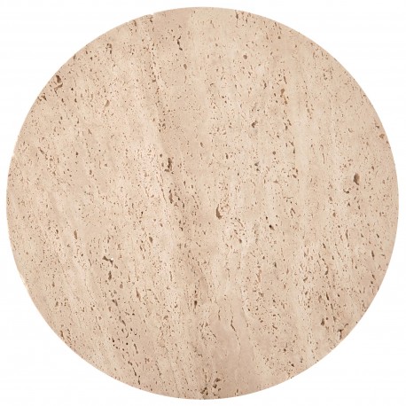 TRAVERSO sofabord, farve travertin / Hvid