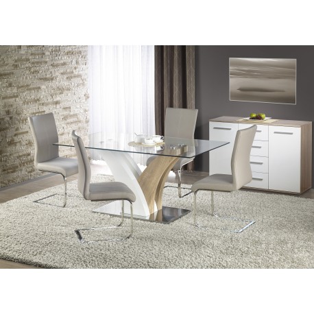 VILMER Glas Spisebord 160x90cm