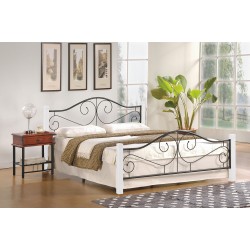 VIOLETTA 160x200 seng, - ecru / Sort