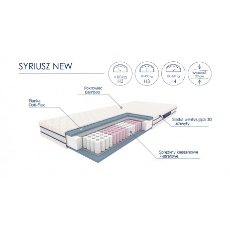 SYRIUSZ madras 90x200 cm