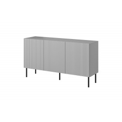 ASENSIO KM-1 Kommode 150cm - LysGrå / Sort