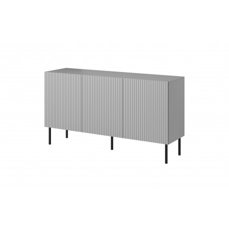 ASENSIO KM-1 Kommode 150cm - LysGrå / Sort