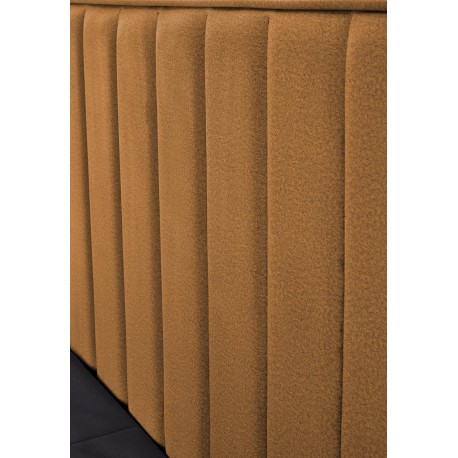 ASENTO 160x200 seng - sennepsfarvet