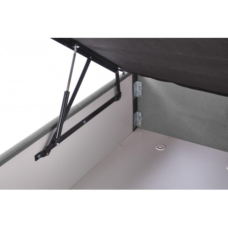 ASENTO 160x200cm seng - Grå