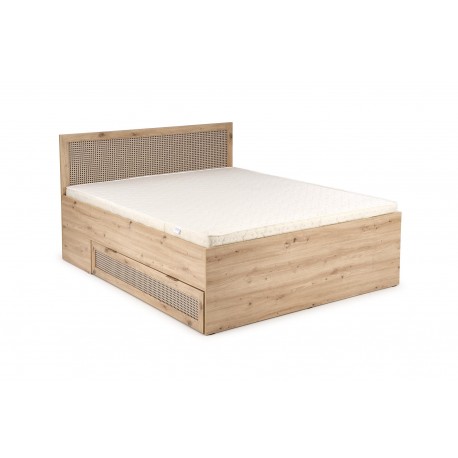 BORNEO 160x200 seng - Eg / Sort