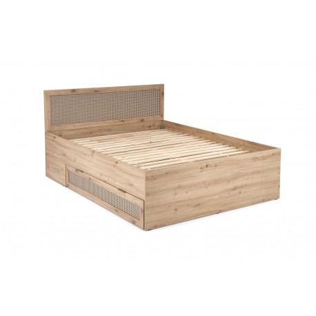 BORNEO 160x200 seng - Eg / Sort