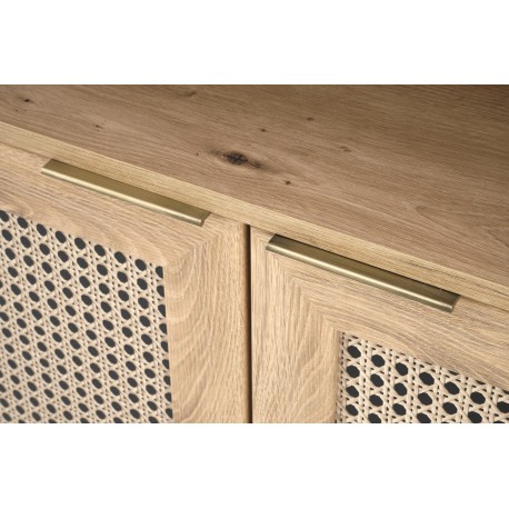 BORNEO REG-1 reol, artisan eg / Sort