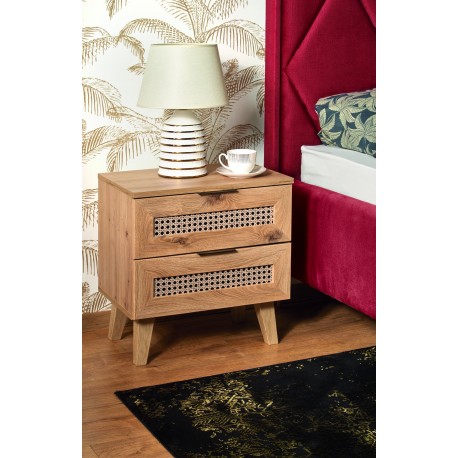 BORNEO SN-1 natbord, artisan eg / Sort