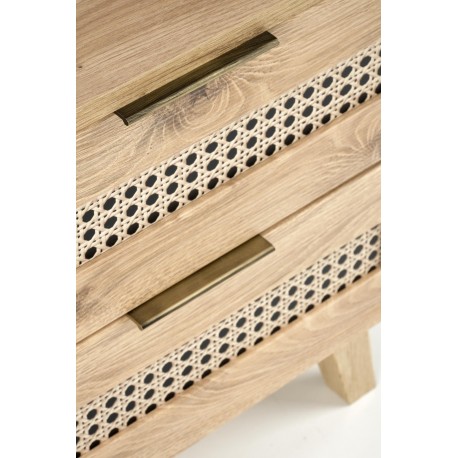 BORNEO SN-1 natbord, artisan eg / Sort