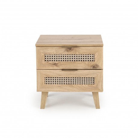 BORNEO SN-1 natbord, artisan eg / Sort