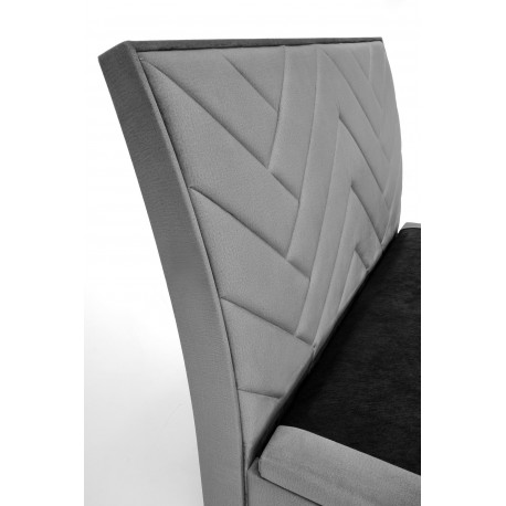 CONTINENTAL I -160x200cm seng med opbevaring - Grå - Monolith 85