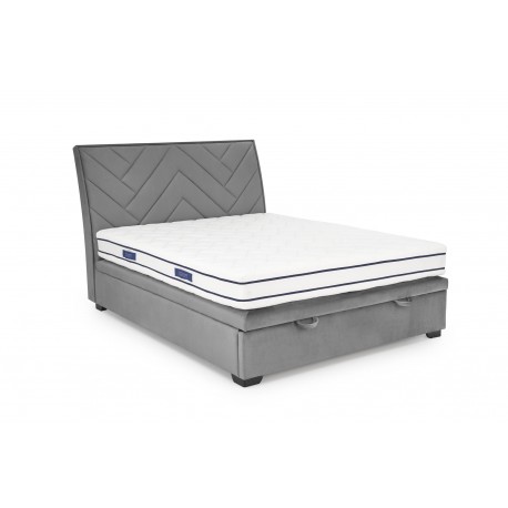 CONTINENTAL I -160x200cm seng med opbevaring - Grå - Monolith 85