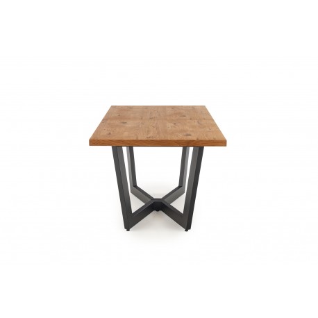MASSIVE Spisebord 160cm kan udvides til 340cm - lys eg / Sort