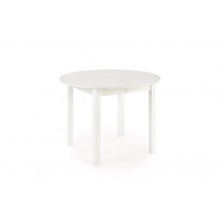 RINGO Ovalt Spisebord med udtræk 102cm udvides til 142cm - Hvid