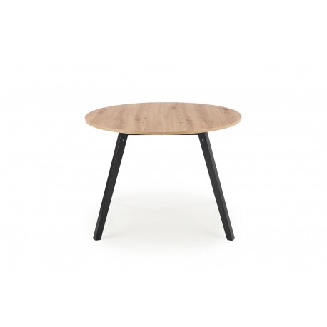 RUBEN Rundt spisebord med udræk 102cm udvides til 142cm - Håndværksegetræ