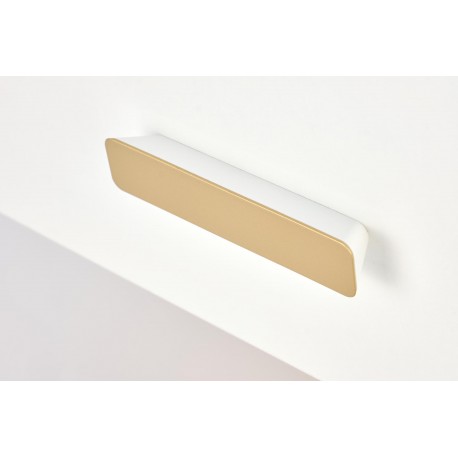 SILVIA natbord, Hvid - guld