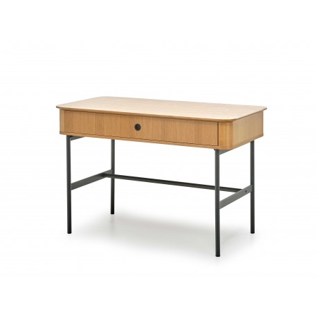SMART B-1 skrivebord - Naturlig eg - Sort