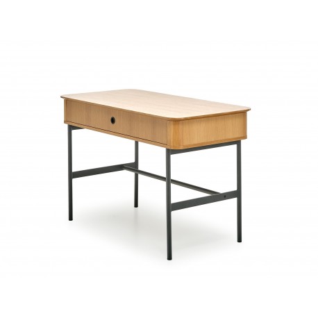 SMART B-1 skrivebord - Naturlig eg - Sort