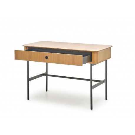 SMART B-1 skrivebord - Naturlig eg - Sort