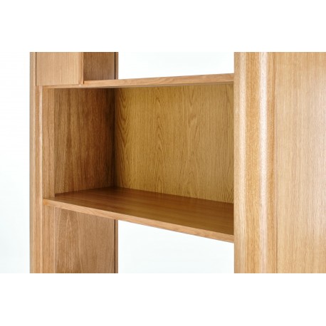 SMART REG-1 reol - Naturlig eg/Sort