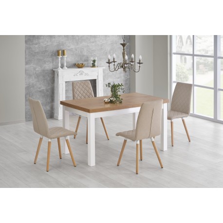 TIAGO Spisebord med udtræk 140cm udvides til 220cm - Lancelot eg
