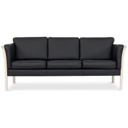 Dragør 3 pers. sofa - Sort