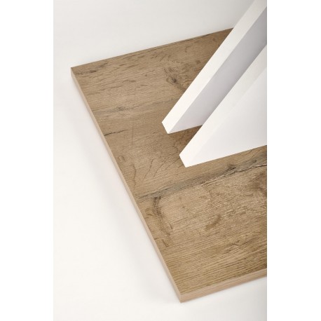 XARELTO Spisebord med udtræk 130cm udvides til 175cm - Eg / Hvid
