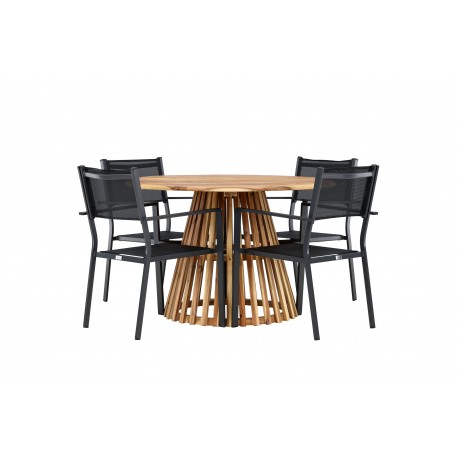 Lumpur Rund Loungesæt - Havemøbelsæt