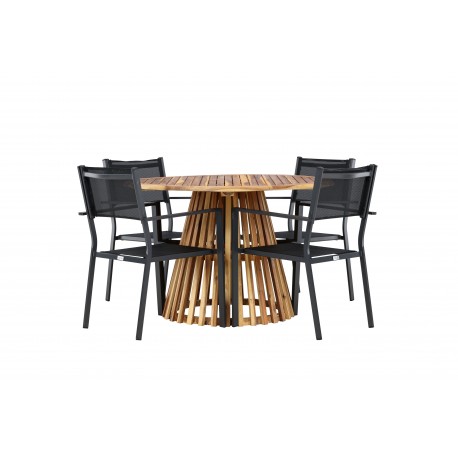 Lumpur Rund Loungesæt - Havemøbelsæt