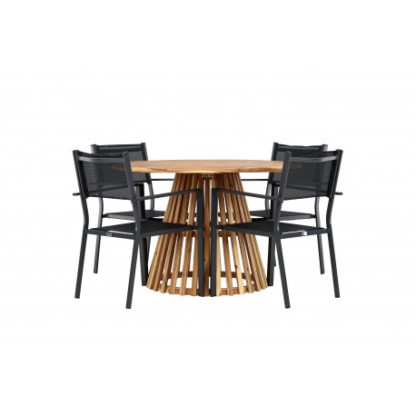 Lumpur Rund Loungesæt - Havemøbelsæt