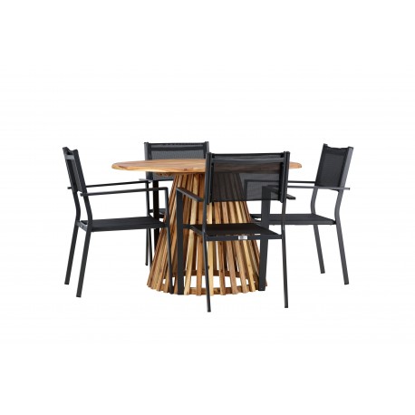 Lumpur Rund Loungesæt - Havemøbelsæt