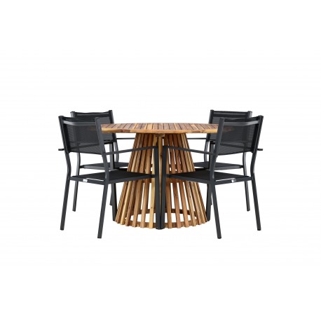 Lumpur Rund Loungesæt - Havemøbelsæt