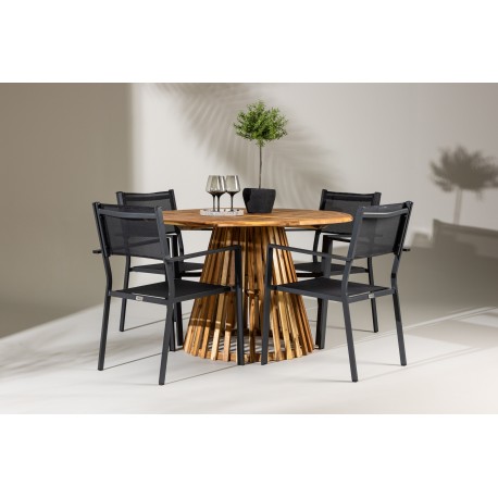 Lumpur Rund Loungesæt - Havemøbelsæt