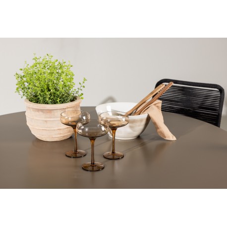 Santa Fe Rund Loungesæt - Havemøbelsæt