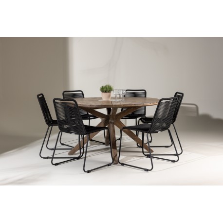 Rosario Rund Loungesæt - Havemøbelsæt