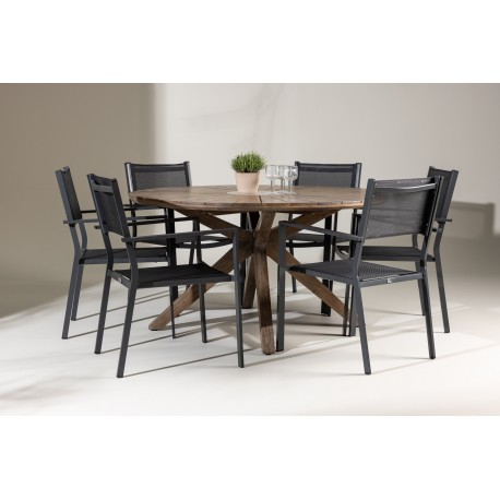 Rosario Rund Loungesæt - Havemøbelsæt