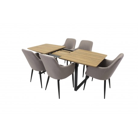 Spisebordssæt Inca med 4 x Comfort Spisebordsstole