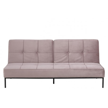 Perugia sovesofa - Støvet Rosa velour