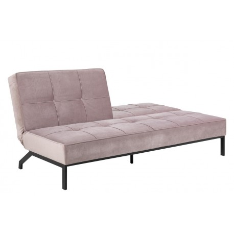 Perugia sovesofa - Støvet Rosa velour