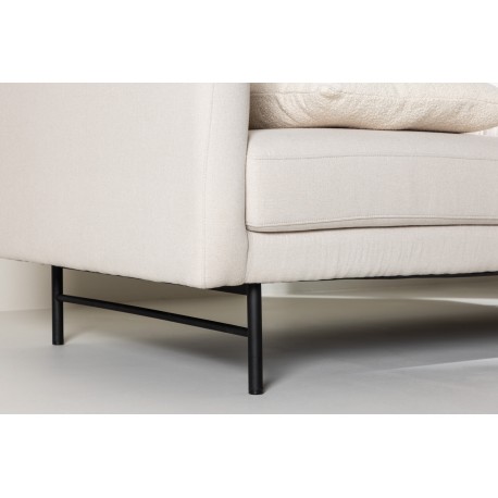 Sky 3 personers Sofa - Sort og Hvid