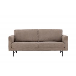 Sky 3 personers Sofa - Sort og Brun