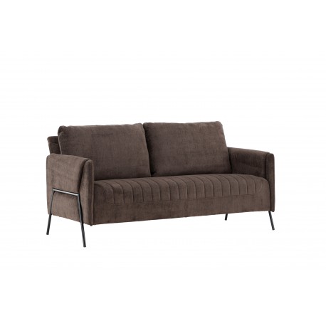 Indigo 2 personers Sofa - Sort og Brun