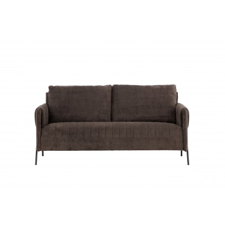 Indigo 2 personers Sofa - Sort og Brun