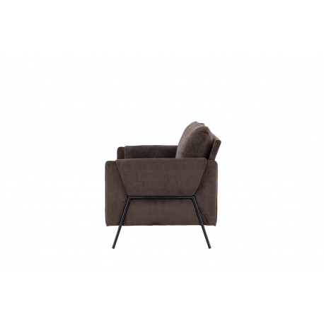 Indigo 2 personers Sofa - Sort og Brun