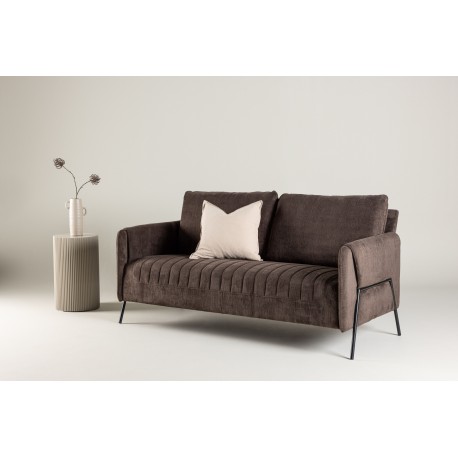 Indigo 2 personers Sofa - Sort og Brun
